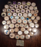 COLLECTION OF EIGHTY UNSET GEM