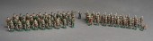 COLLECTION OF EIRE PAINTED CAS