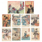 COLLECTION OF ELEVEN JAPANESE