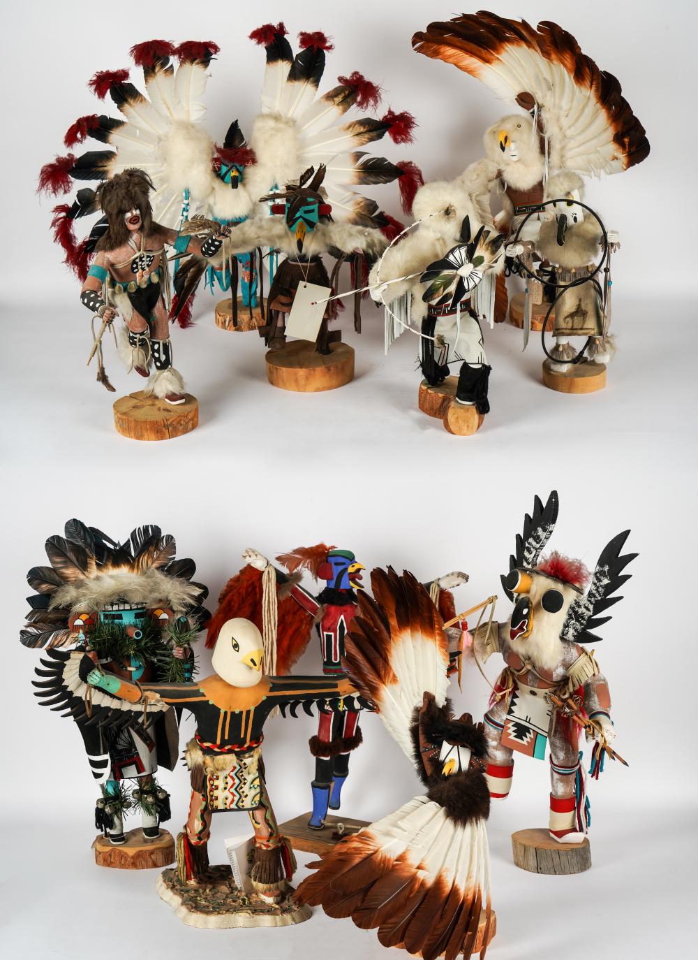 COLLECTION OF ELEVEN KACHINA