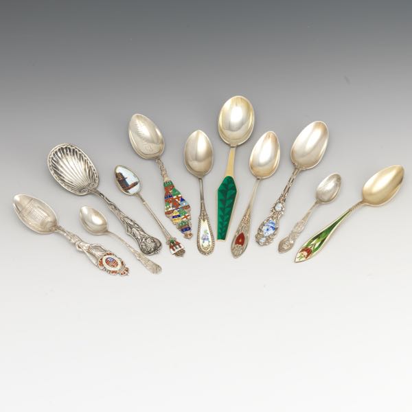 COLLECTION OF ELEVEN STERLING