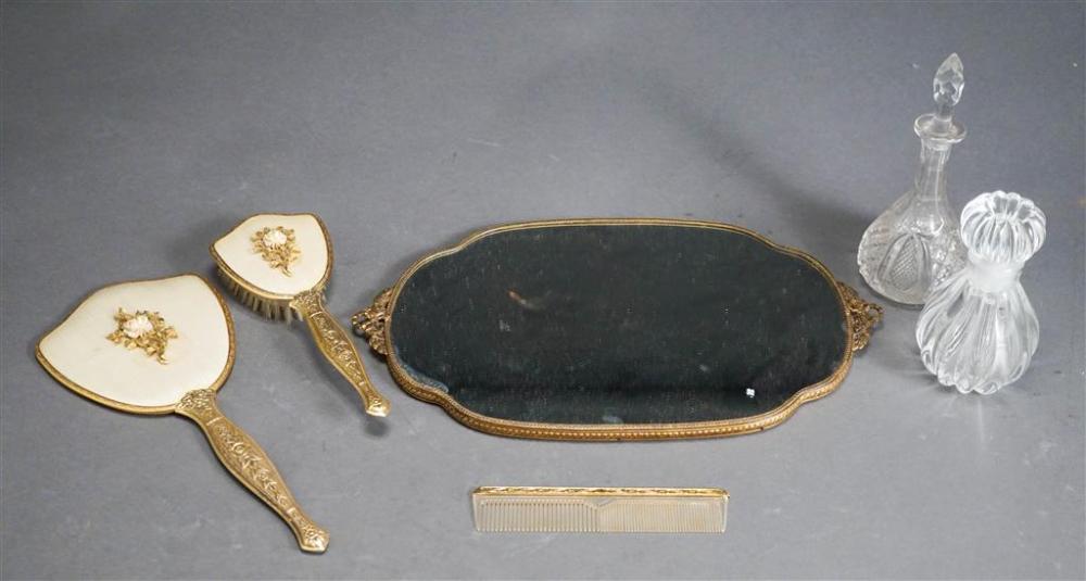 COLLECTION OF ENAMEL AND GILT METAL