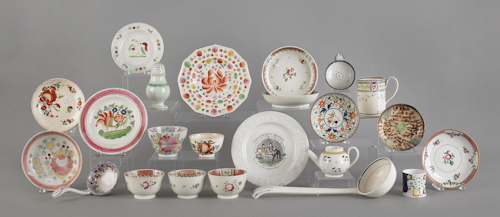 Collection of English ceramics to