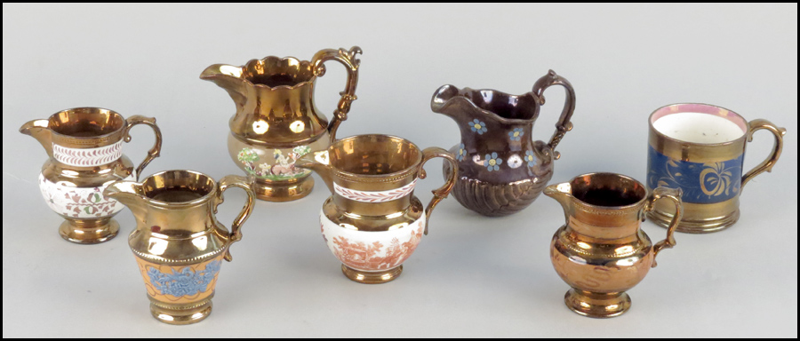 COLLECTION OF ENGLISH LUSTERWARE