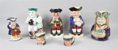 COLLECTION OF ENGLISH TOBY JUG