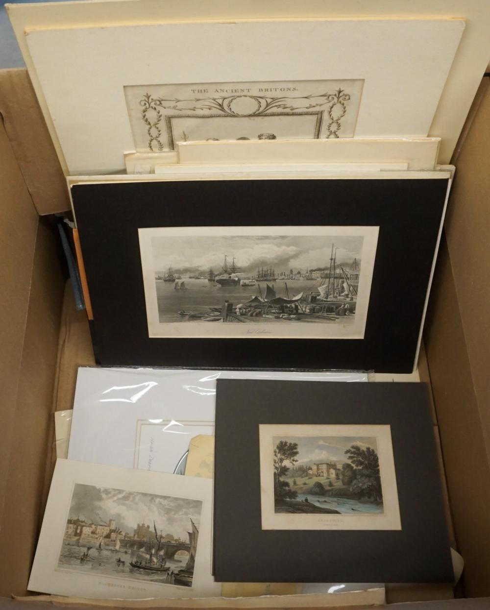 COLLECTION OF ENGRAVINGS AND