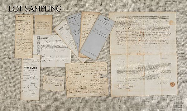 Collection of ephemera 19th c.