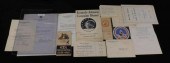 COLLECTION OF EPHEMERA RELATED