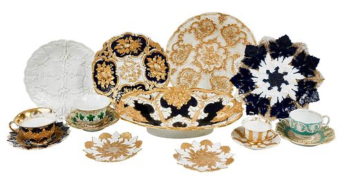 COLLECTION OF FIFTEEN MEISSEN