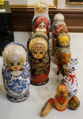COLLECTION OF FIFTEEN RUSSIAN