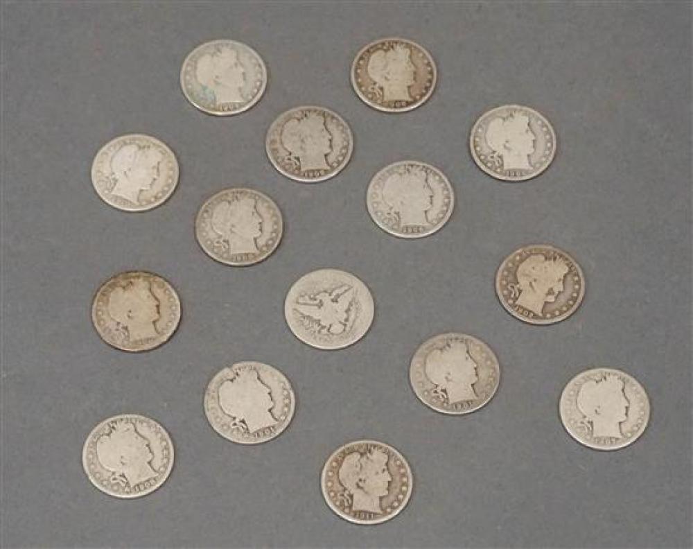 COLLECTION OF FIFTEEN US BARBER
