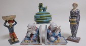 COLLECTION OF FIGURAL ART POTT