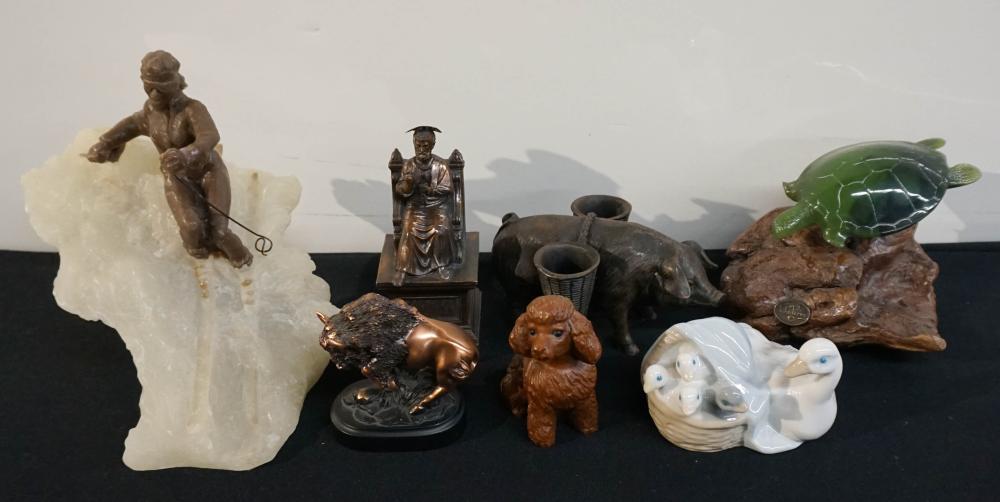 COLLECTION OF FIGURAL TABLE