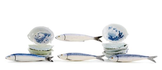 Collection of fish knife rests