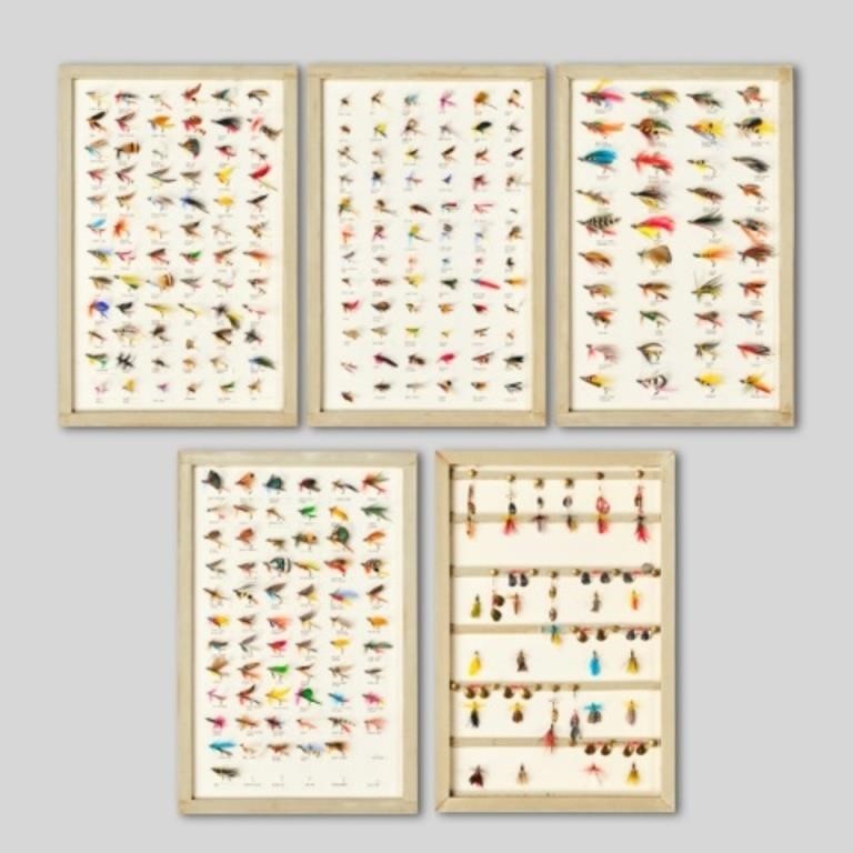 COLLECTION OF FISHING FLIESA
