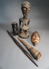COLLECTION OF FIVE AFRICAN OR