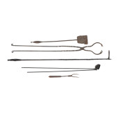 COLLECTION OF FIVE ANTIQUE WRO