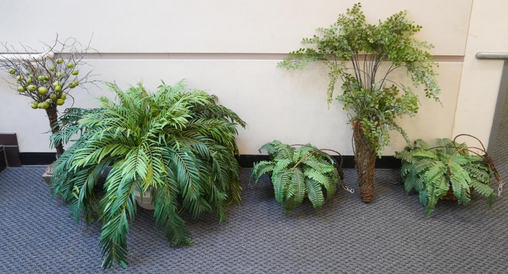 COLLECTION OF FIVE ARTIFICIAL