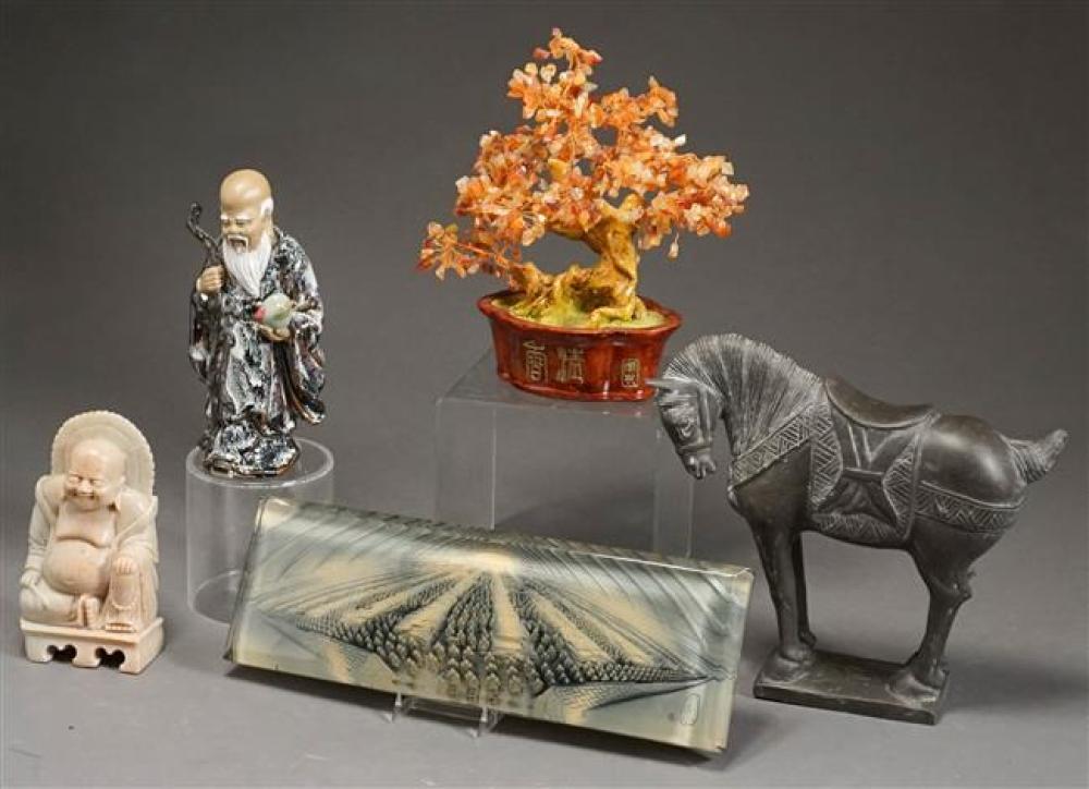 COLLECTION OF FIVE ASIAN CABINET
