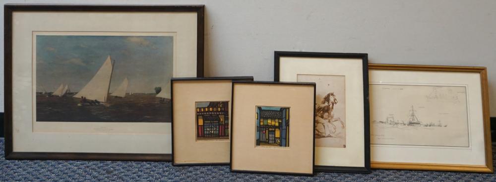 COLLECTION OF FIVE ASSORTED WORKS