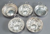 COLLECTION OF FIVE FRENCH SILV