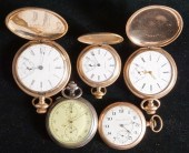 COLLECTION OF FIVE GOLD FILLED