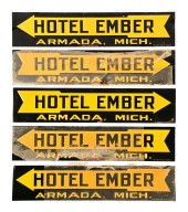COLLECTION OF FIVE: HOTEL EMBE