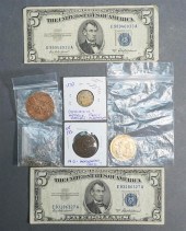 COLLECTION OF FIVE MEDALLIONS