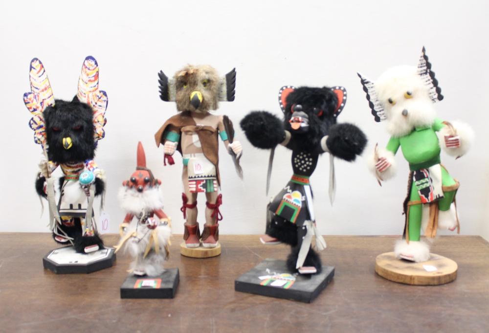 COLLECTION OF FIVE NATIVE