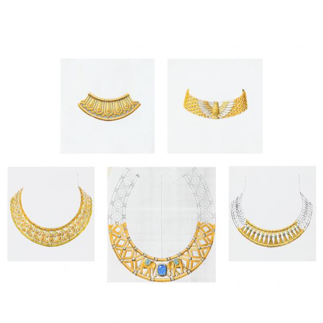 COLLECTION OF FIVE ORIGINAL COSTUME