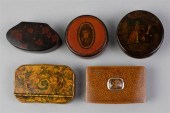 COLLECTION OF FIVE PAPIER-MACH