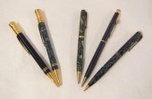 COLLECTION OF FIVE PARKER PENS