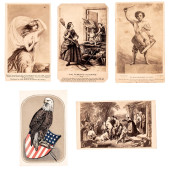 COLLECTION OF FIVE SCARCE PATR