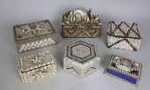 COLLECTION OF FIVE SHELLWORK E