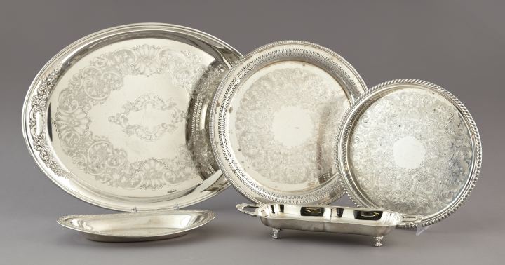 Collection of Five Silverplate