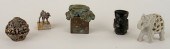 COLLECTION OF FIVE SMALL DECOR