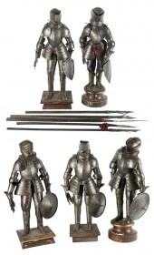 COLLECTION OF FIVE SUITS OF AR