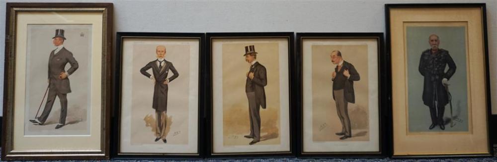 COLLECTION OF FIVE VANITY FAIR