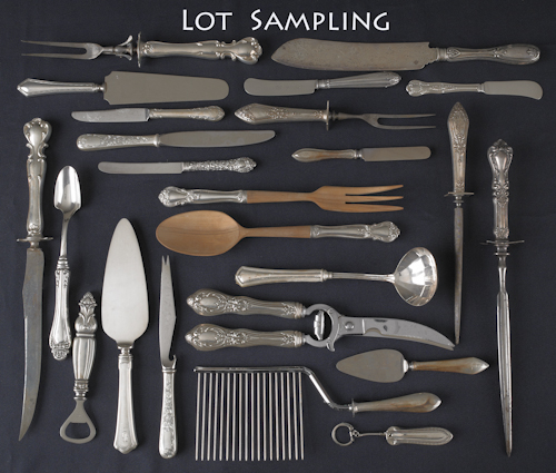 Collection of flatware and