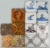 COLLECTION OF FLEMISH TILESCOL