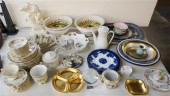 COLLECTION OF FLOW BLUE PLATES
