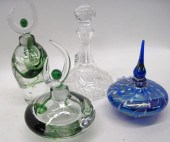COLLECTION OF FOUR ART GLASS P