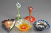 COLLECTION OF FOUR ART GLASS A