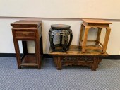 COLLECTION OF FOUR ASIAN WOOD