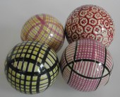 Collection of Four Brightly Gl