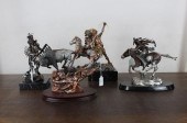 COLLECTION OF FOUR CAST METAL