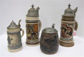 COLLECTION OF FOUR GERMAN POTT