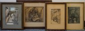 COLLECTION OF FOUR JUDAICA FRA