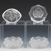 COLLECTION OF FOUR LALIQUE TAB