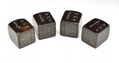 COLLECTION OF FOUR MANCHU HARD
